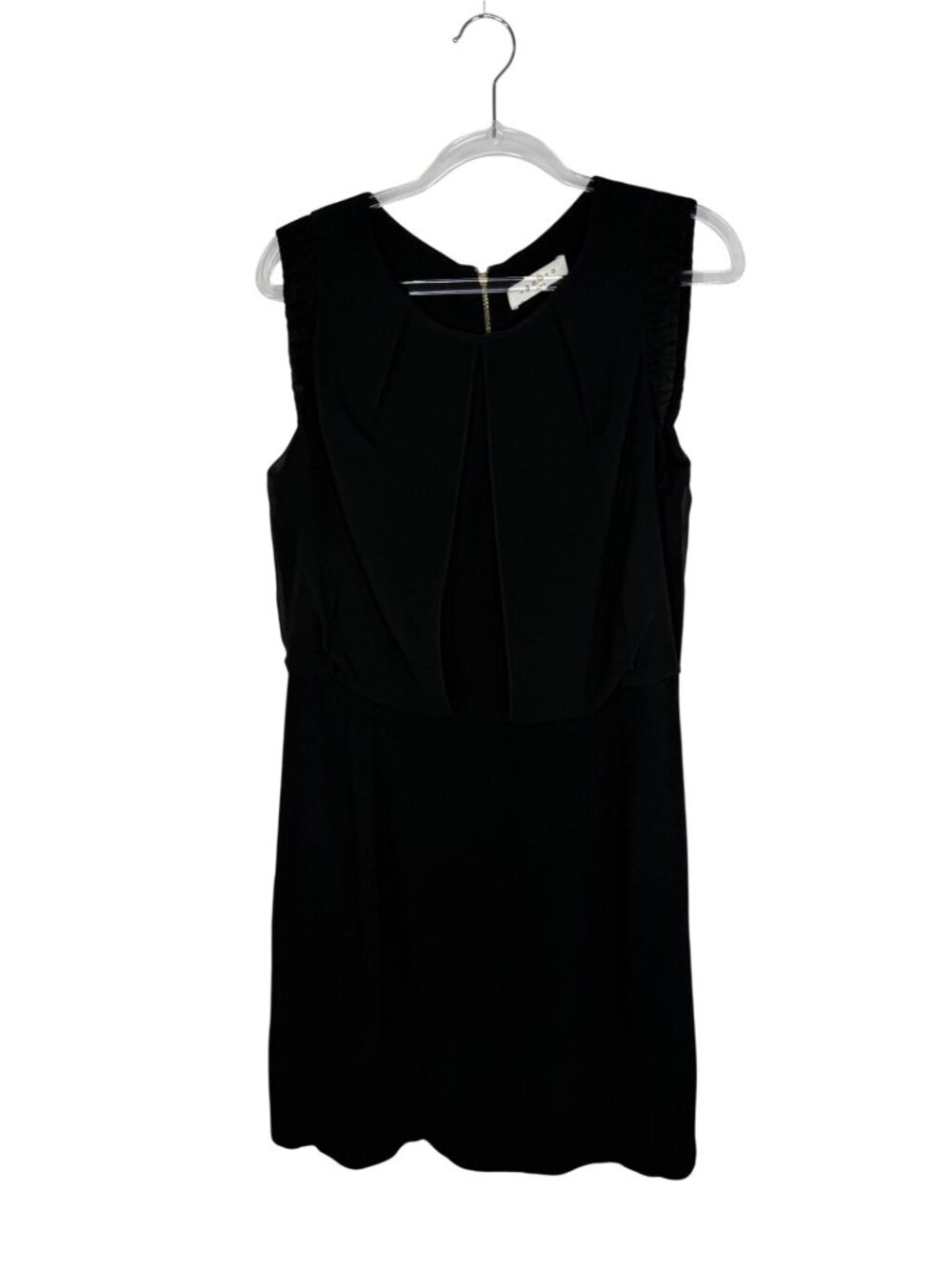 Sandro Paris Black Cap Sleeve Dress Size 2